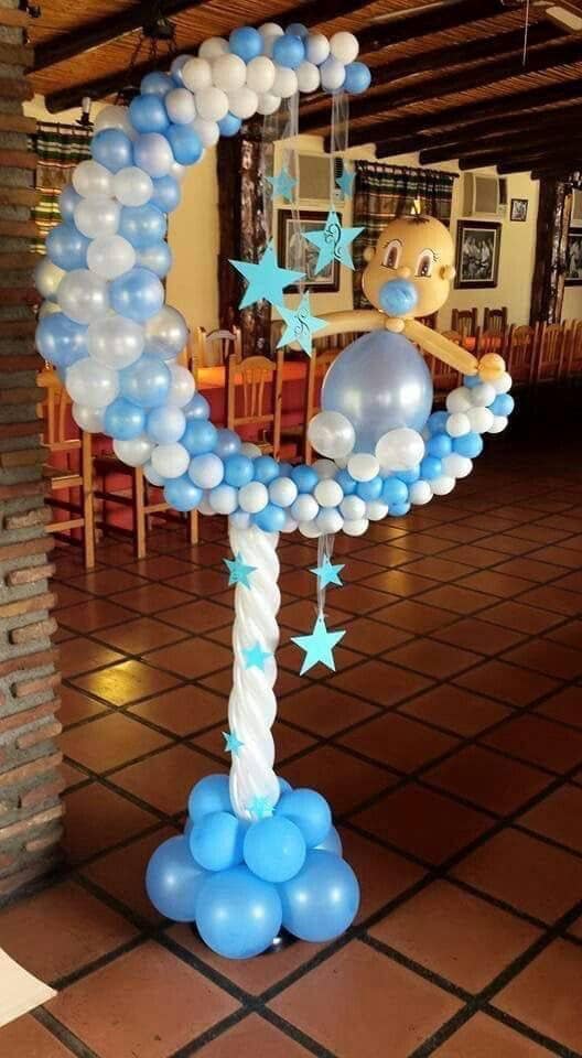 baby shower balloon decor