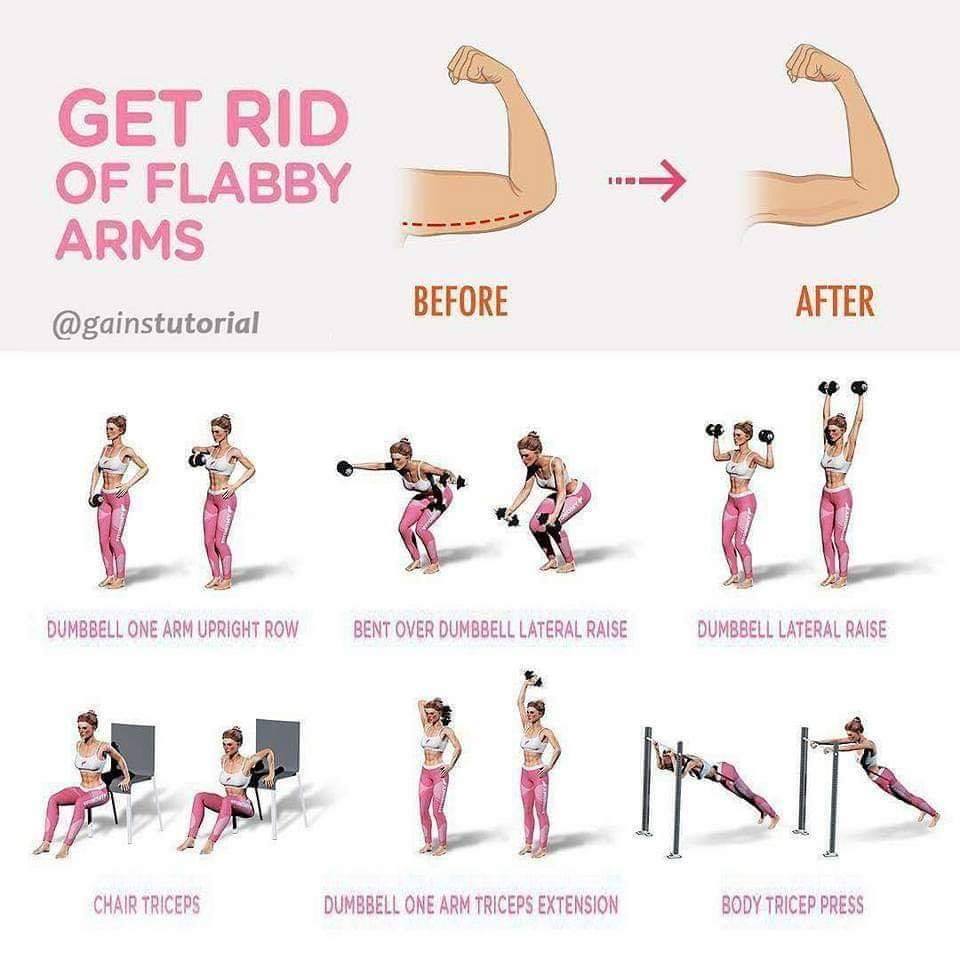 get rid of flabby arms