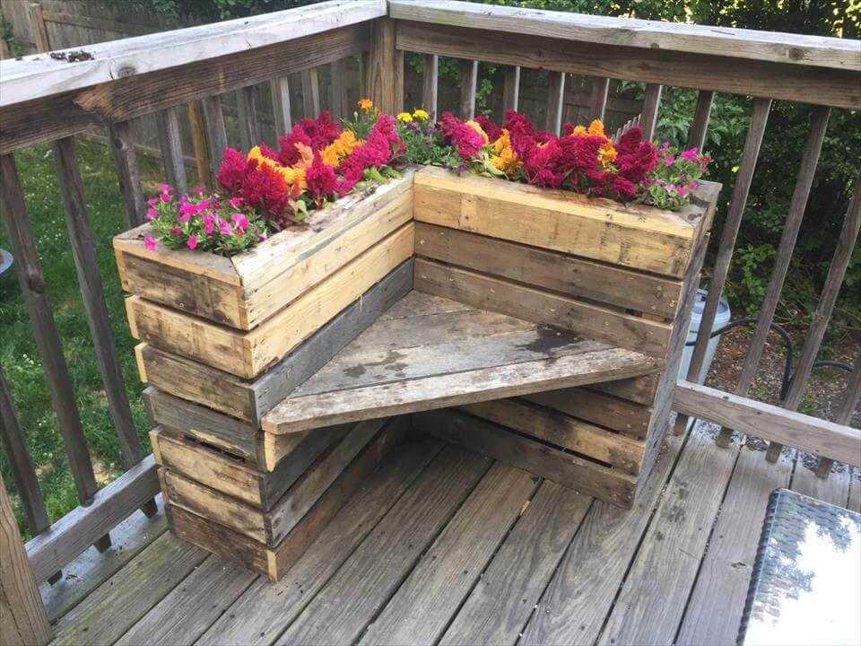 pallet box planters