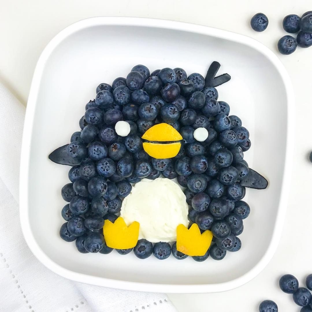 fun idea - blueberry penguins